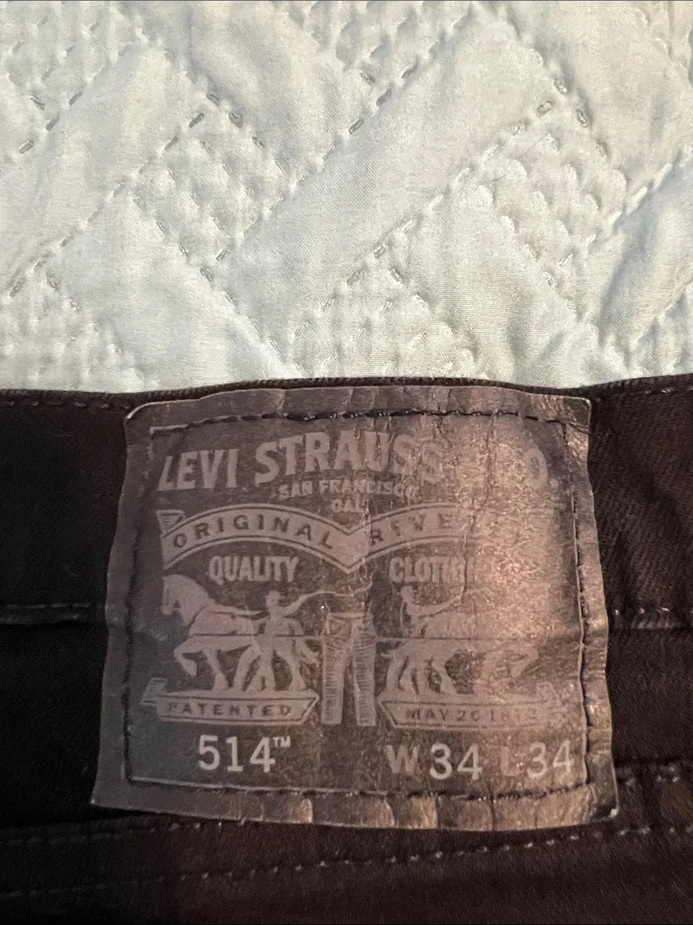 2 Pair of Levi's Black Men's Straight-Leg Jeans